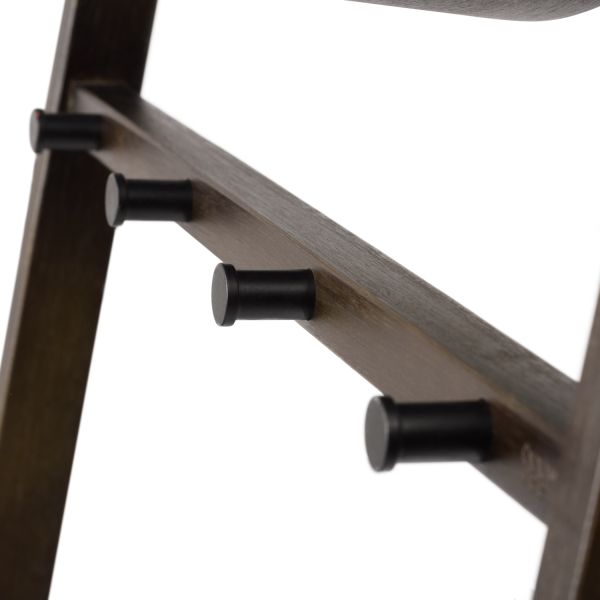 Gorta_brown bamboo frame Leaning Storage Rack with Mirror06